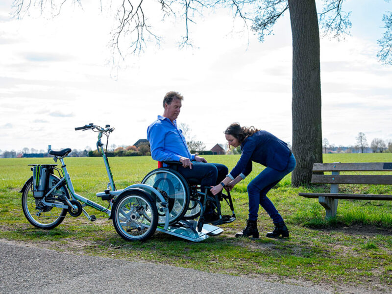 Bicicleta Velo Plus para transportar a personas con discapacidad