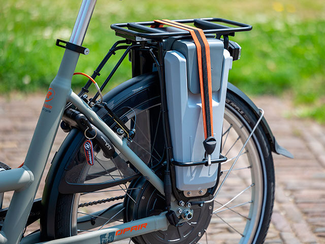 Bicicleta OPair con silla de ruedas incorporada